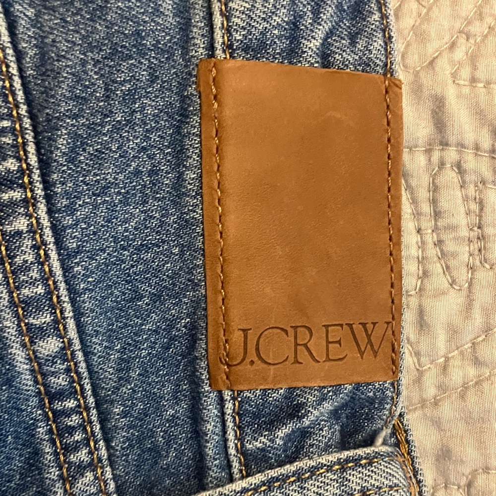 J. Crew Blue Denim Slim Wide Leg Jeans - Picture 5 of 6